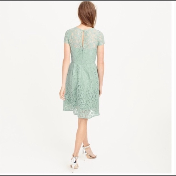 J Crew Alisa Dress in Dusty Shale Size 10 - Picture 3 of 16